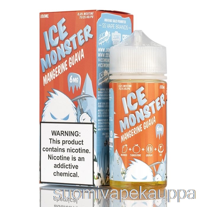 Vape Suomi Jäämangeriini Guava - Jäähirviö - 100ml 3mg